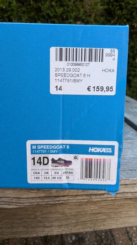 Hoka trail schoenen speedgoat 6 maat 48, Sport en Fitness, Loopsport en Atletiek, Overige merken, Hardloopschoenen, Nieuw, Ophalen of Verzenden