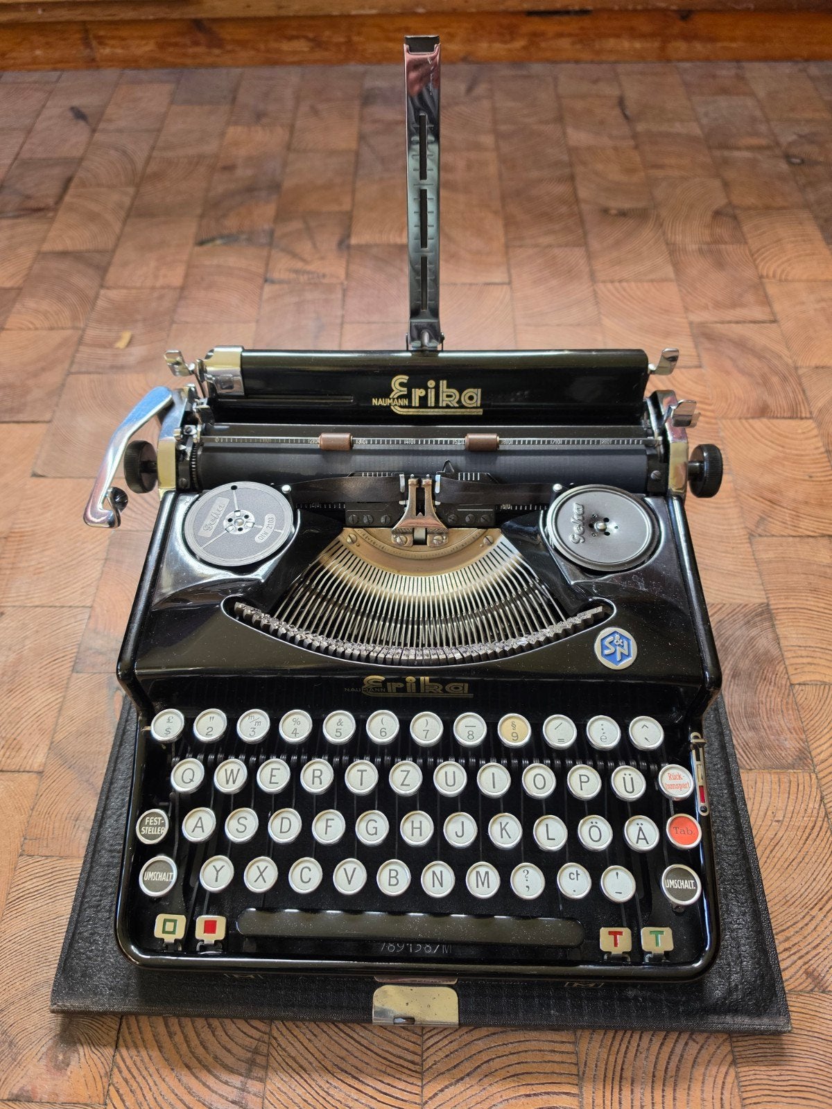 Erika M typemachine 1939 Duits WO2, Diversen, Ophalen of Verzenden, Zo goed als nieuw