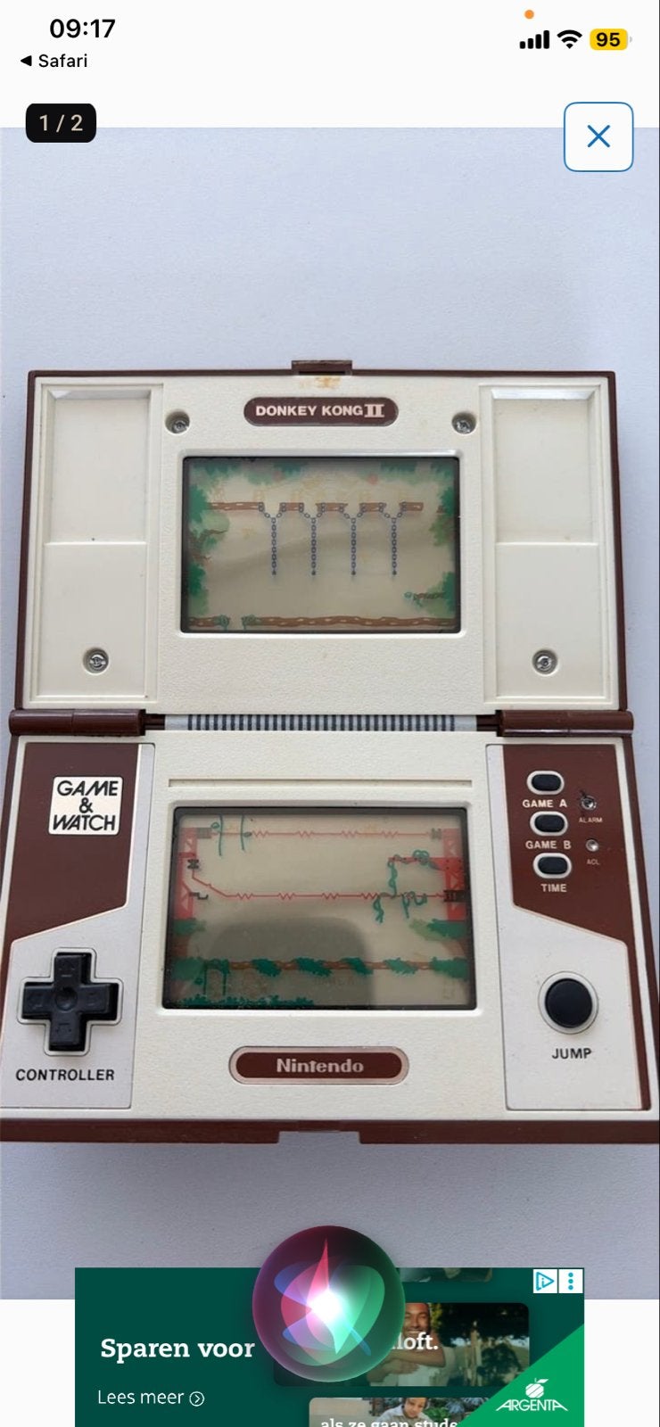 Nintendo Game & Watch Donkey Kong II (DK-52), Ophalen of Verzenden, Gebruikt, Overige modellen