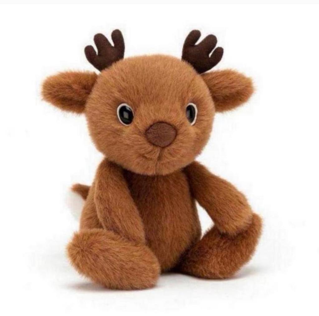 Jellycat Zeldzame Cute Rendier rare knuffel pluche Zeldzaam, Jellycat, Overige typen, Nieuw, Ophalen of Verzenden