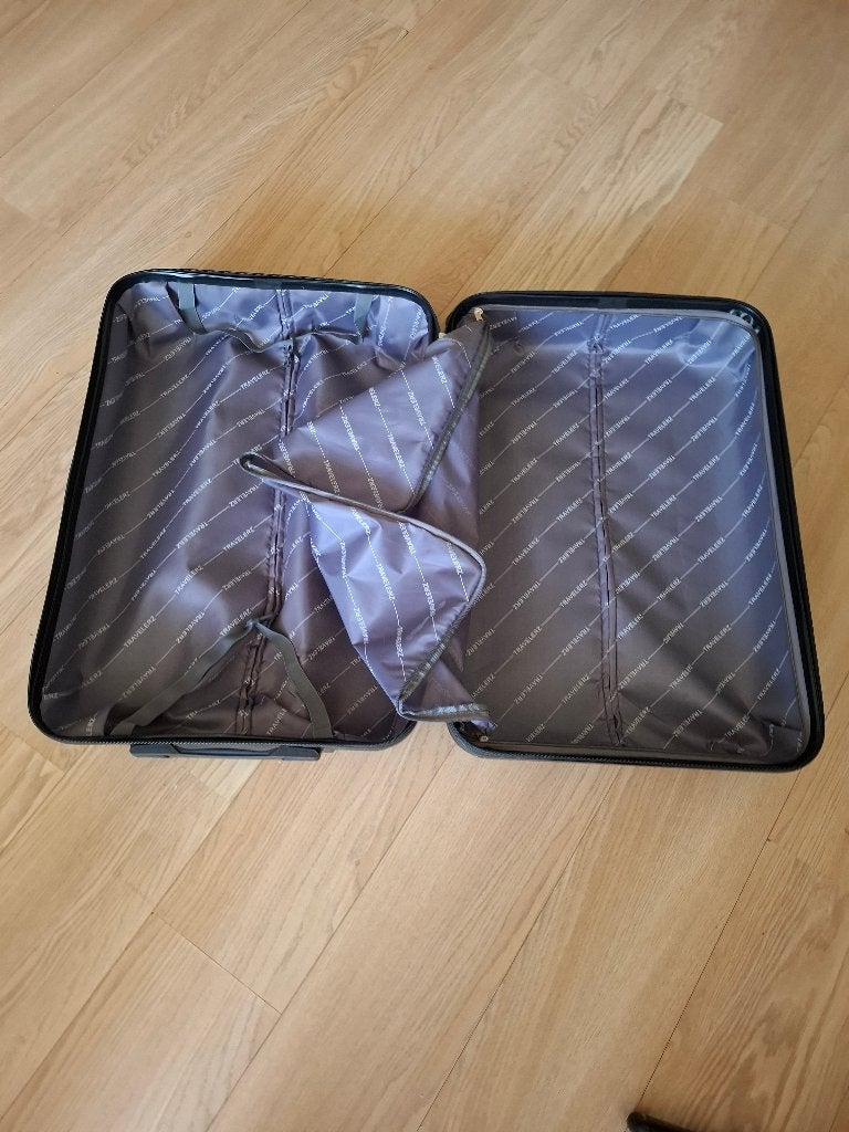 Reis koffer 69 liter, Hard kunststof, 45 tot 55 cm, Zo goed als nieuw, 70 cm of meer
