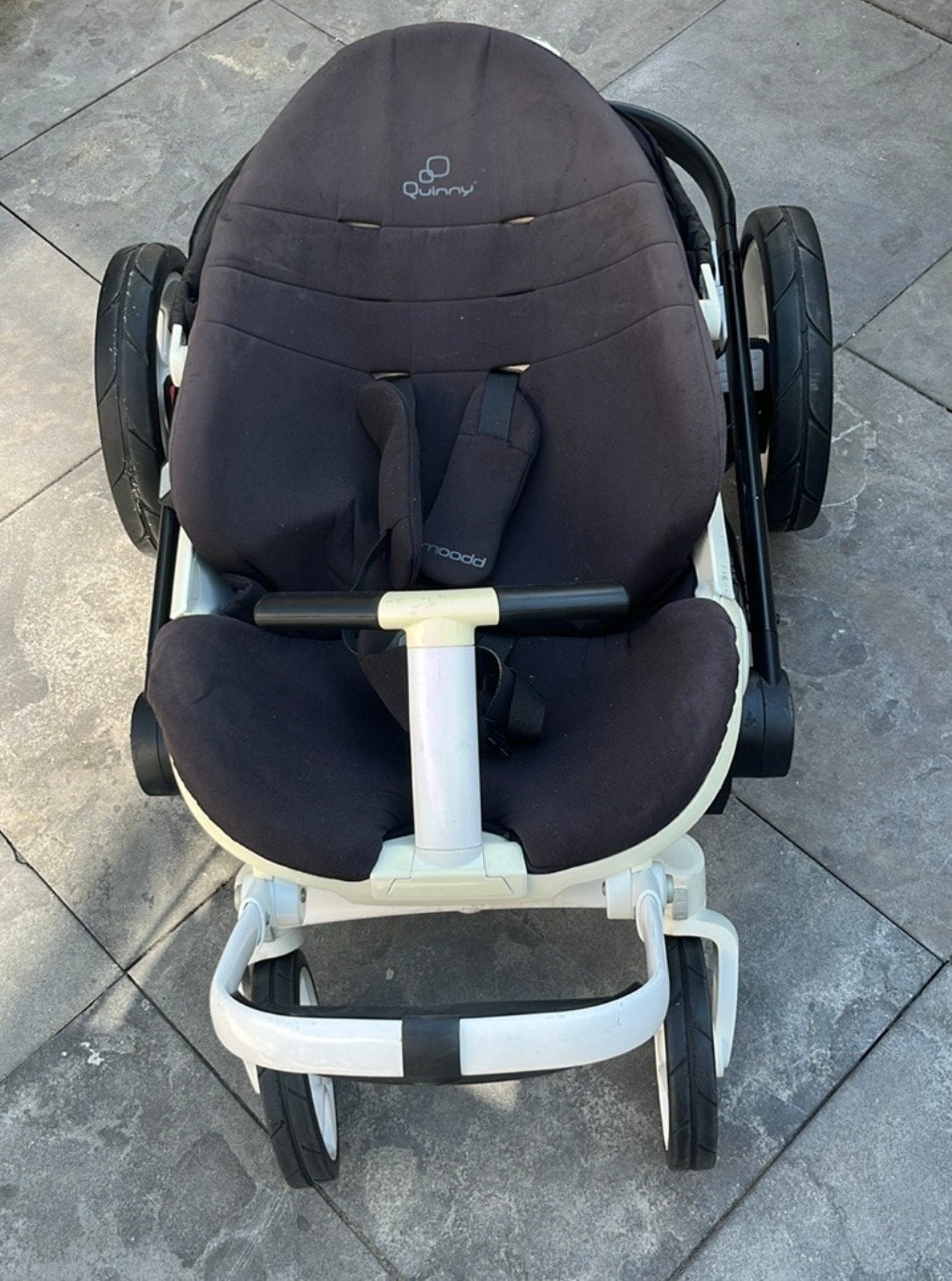 Quinny Moodd kinderwagen - Zwart/Wit, Ophalen, Gebruikt, Kinderwagen, Quinny