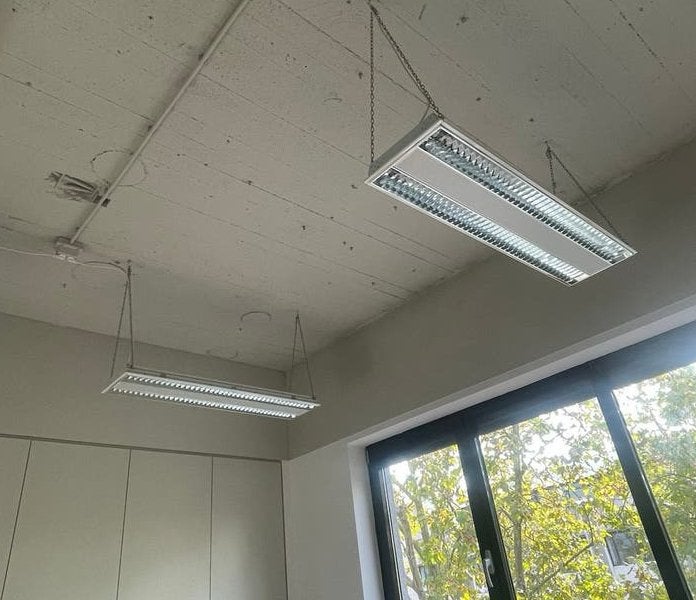 gratis werkplaatsverlichting kantoor verlichting armaturen, Ophalen, Gebruikt, Minder dan 50 watt