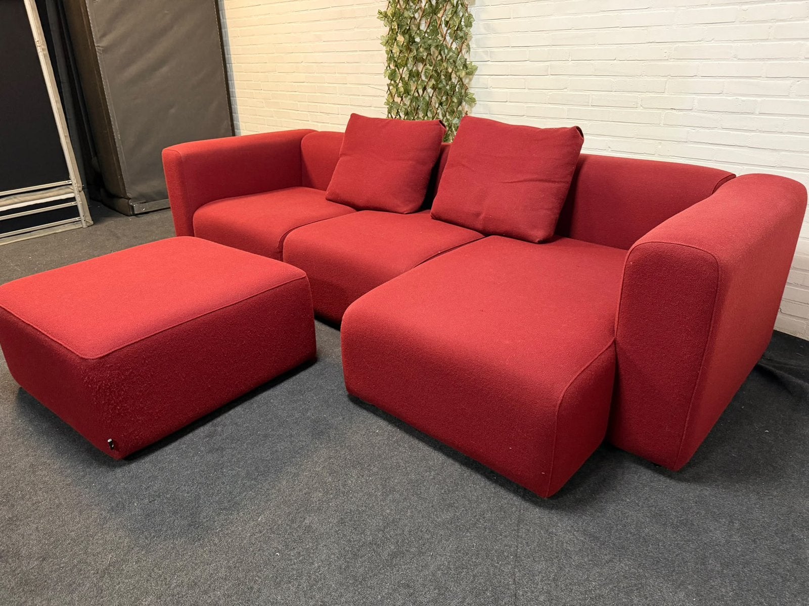 Hay mags sofa - rood - Gratis Levering, Ophalen of Verzenden, Zo goed als nieuw