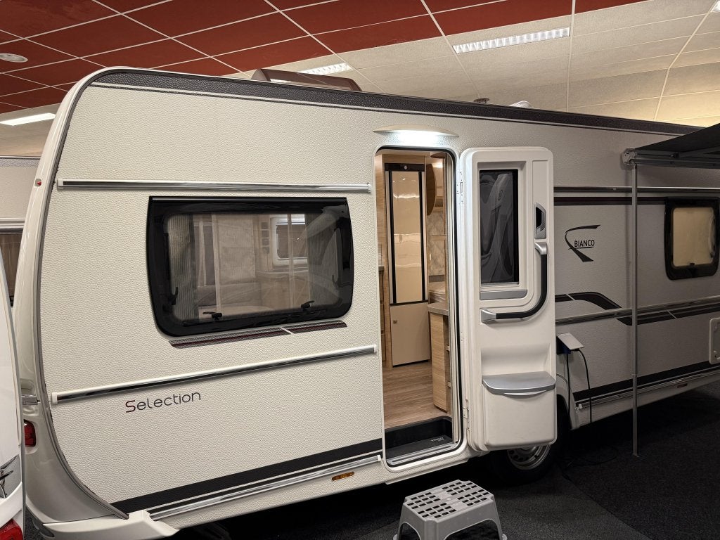 FENDT BIANCO SELECTION 465 SFB FRANSBED RONDZIT VOORTENT, Caravans en Kamperen, Caravans, Rondzit, Bedrijf, Overige typen, Schokbreker