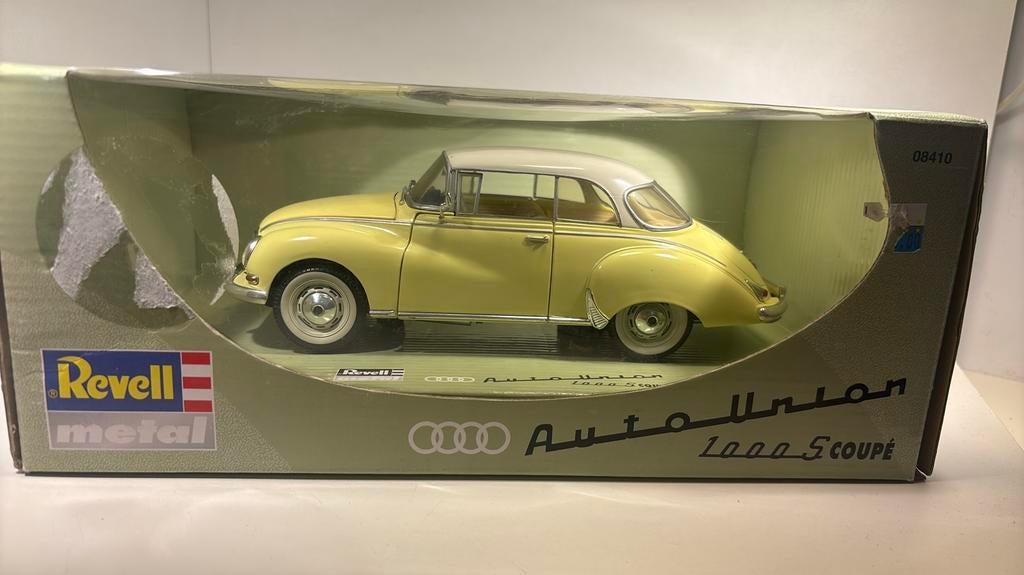 Auto union 1000 s coupe revell 1.18, Revell, Ophalen of Verzenden, A, A