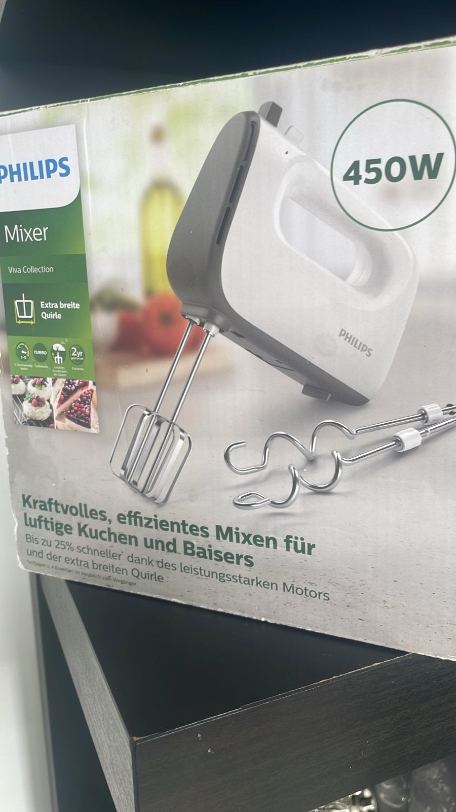 Mixer Viva Collection 450W - Nieuw in doos, Ophalen, Zo goed als nieuw, Elektrisch, Sapcentrifuge