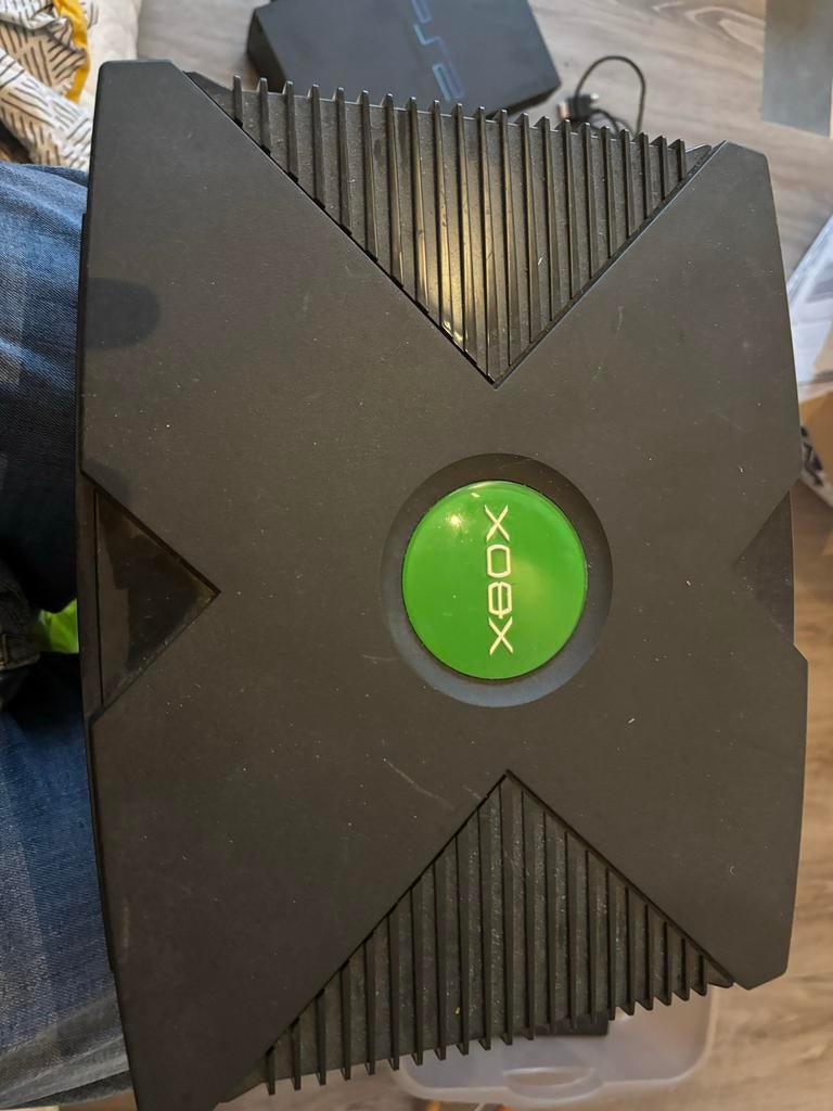 Xbox Classic inclusief 2 controllers en spellen, Spelcomputers en Games, Ophalen of Verzenden, Gebruikt, Met 2 controllers, Met games