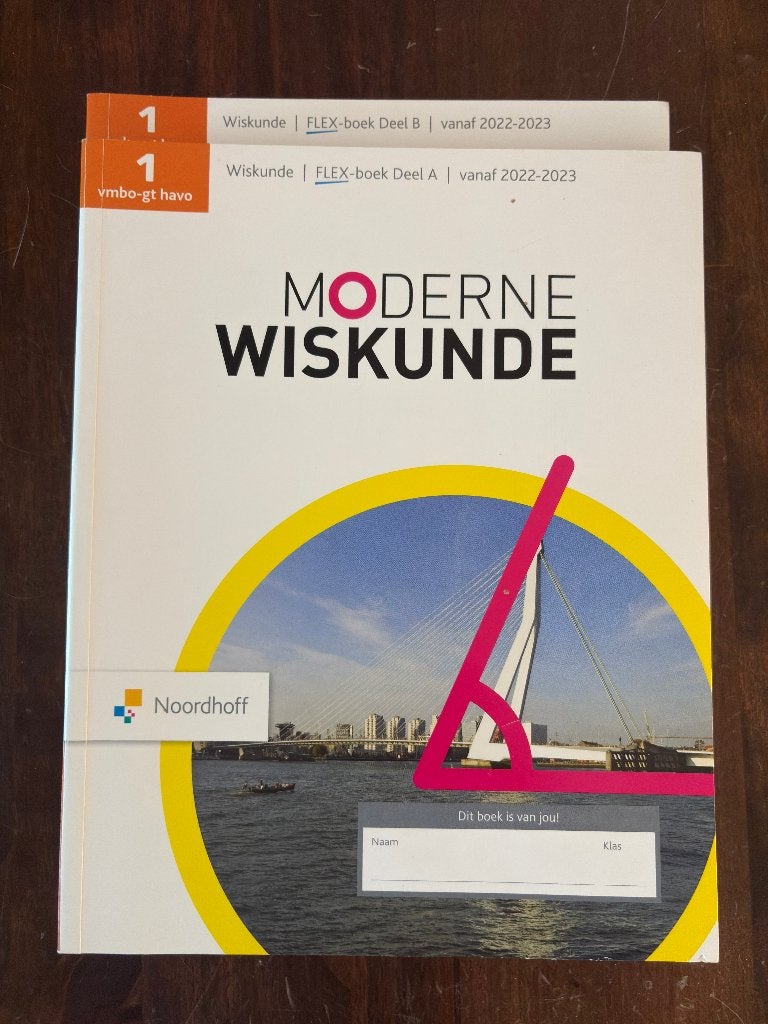 Moderne Wiskunde 1 vmbo-gt/havo 13e editie Flex, VMBO, Wiskunde A, Nieuw, Ophalen of Verzenden