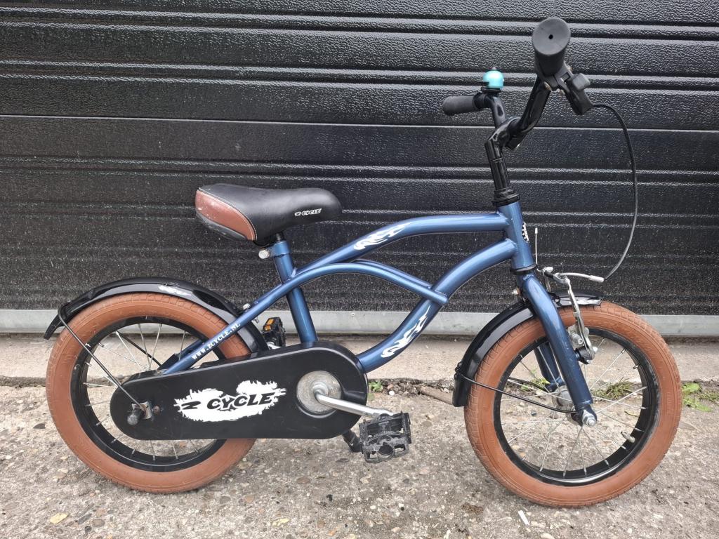 14 inch 2 cycle jongensfiets, Terugtraprem, Niet ingevuld, Minder dan 16 inch, Niet ingevuld