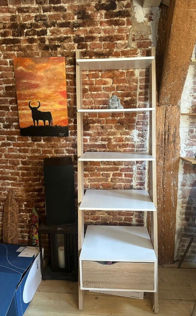 Boekenkast, Huis en Inrichting, Ophalen, Gebruikt, 50 tot 100 cm, 150 tot 200 cm