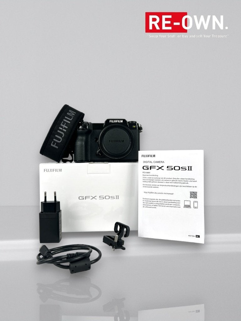 Fuji / Fujifilm GFX 50S II body / GFX50SII (+doos), Audio, Tv en Foto, Fotocamera's Digitaal, Accu, Beeldstabilisatie, 51 megapixels