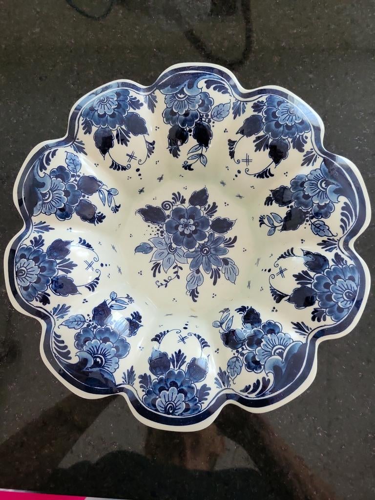 Royal Goedewaagen Blauw Delfts schaal 28 cm, Antiek en Kunst, Ophalen of Verzenden