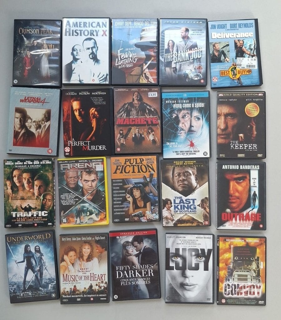 20 DVD's >16 jaar, Cd's en Dvd's, Vanaf 16 jaar, Ophalen of Verzenden, Zo goed als nieuw