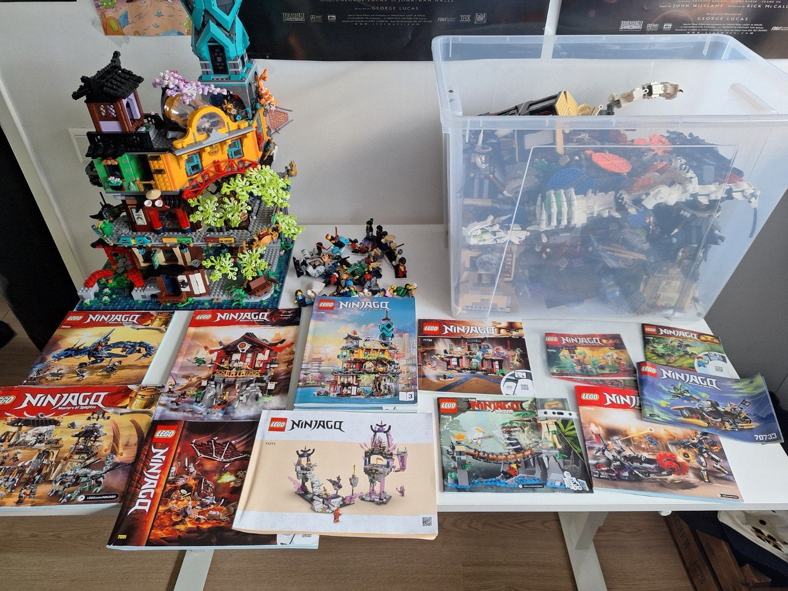 Grote collectie LEGO Ninjago sets en losse stenen, Gebruikt, Inclusief instructies, Lego, Ophalen of Verzenden