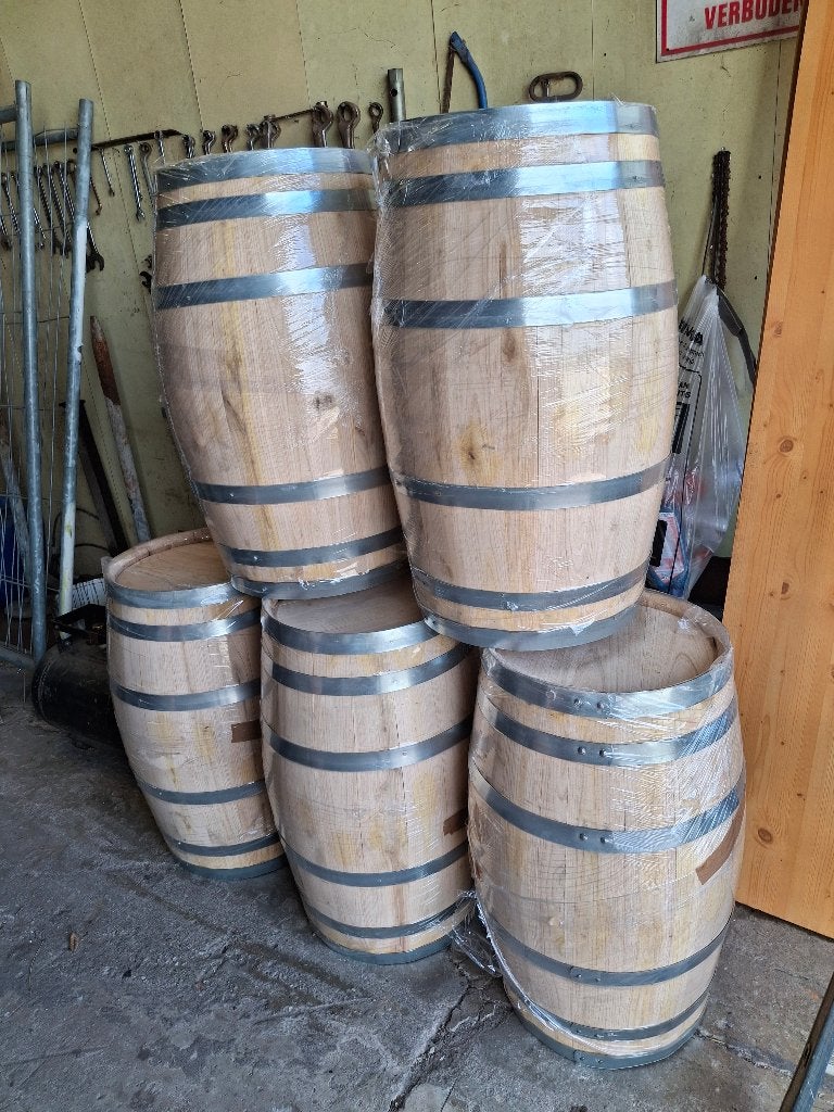 kastanje vaten 110 liter NIEUW hg 80-dia 40cm zie foto's-oms, 75 tot 150 liter, Ophalen, Nieuw, Hout