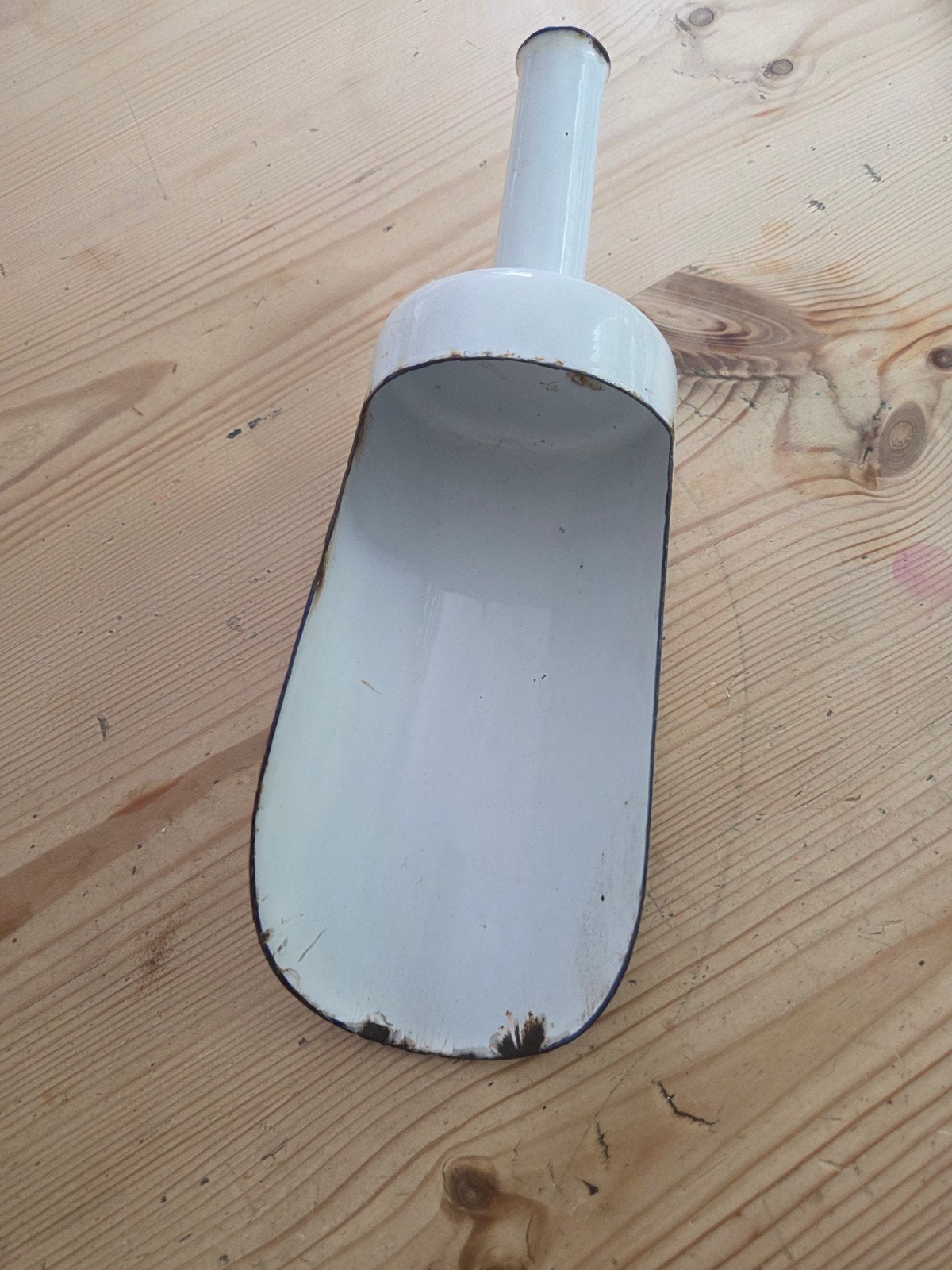 brocante emaille gruttersschep, Ophalen of Verzenden