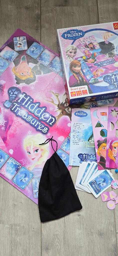 Disney Frozen Hidden Treasure. Grabbel schatten bij elkaar., Hobby en Vrije tijd, Gezelschapsspellen | Bordspellen, Ophalen of Verzenden