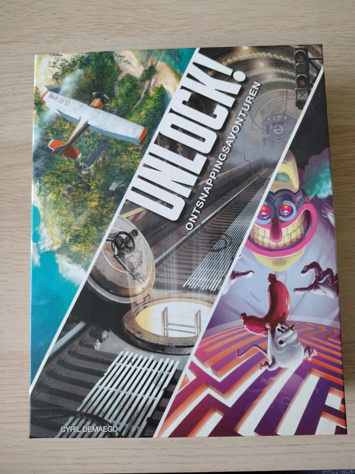Unlock! Ontsnappingsavonturen Drie spelen in één doos, Vijf spelers of meer, Ophalen of Verzenden, Gebruikt, Space Cowboys