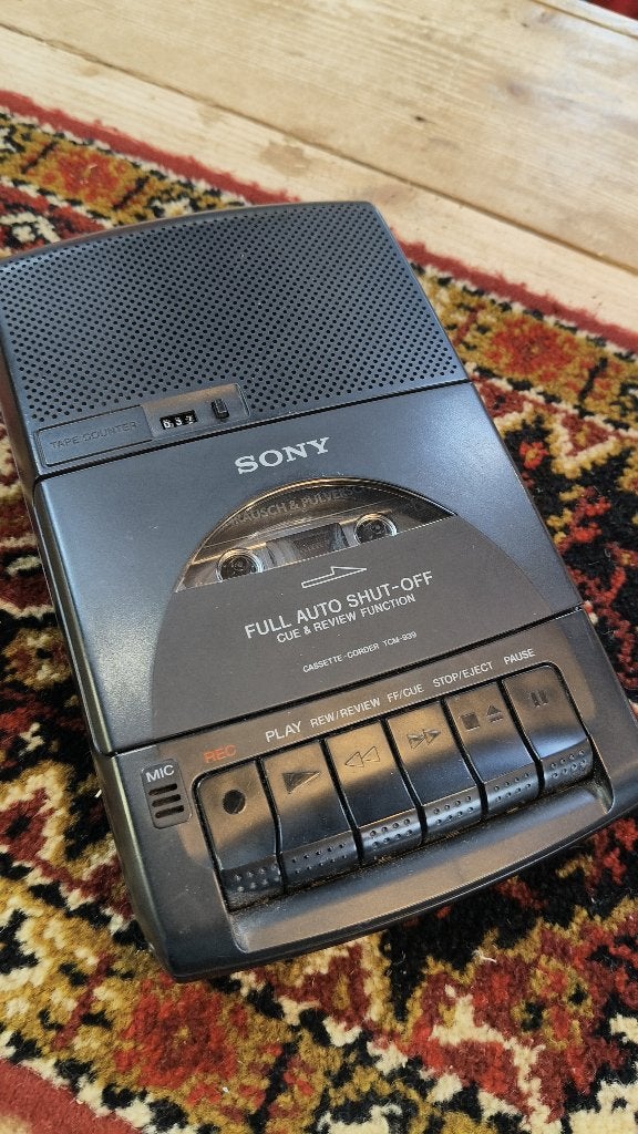 Sony TCM-939 cassette recorder getest, Ophalen of Verzenden, Overige typen