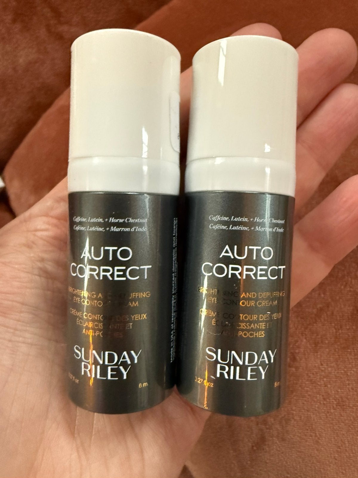 Sunday Riley auto correct brightening and depuffing eyecream, Ophalen of Verzenden, Nieuw, Ogen