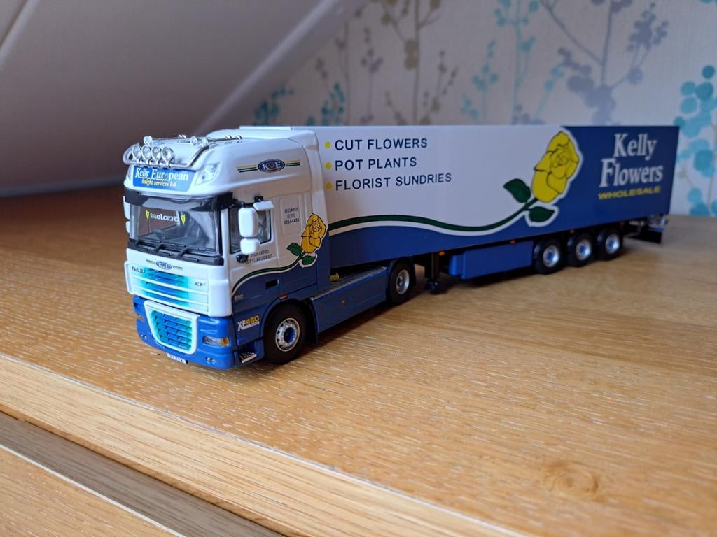 WSI kelly european DAF XF, Ophalen of Verzenden, Zo goed als nieuw, Bus of Vrachtwagen, Wsi