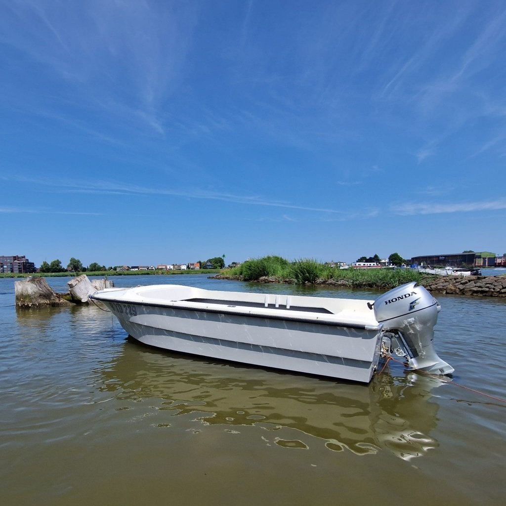 Open boot, Watersport en Boten, Afdekzeil, Buitenboordmotor, Zo goed als nieuw, Polyester