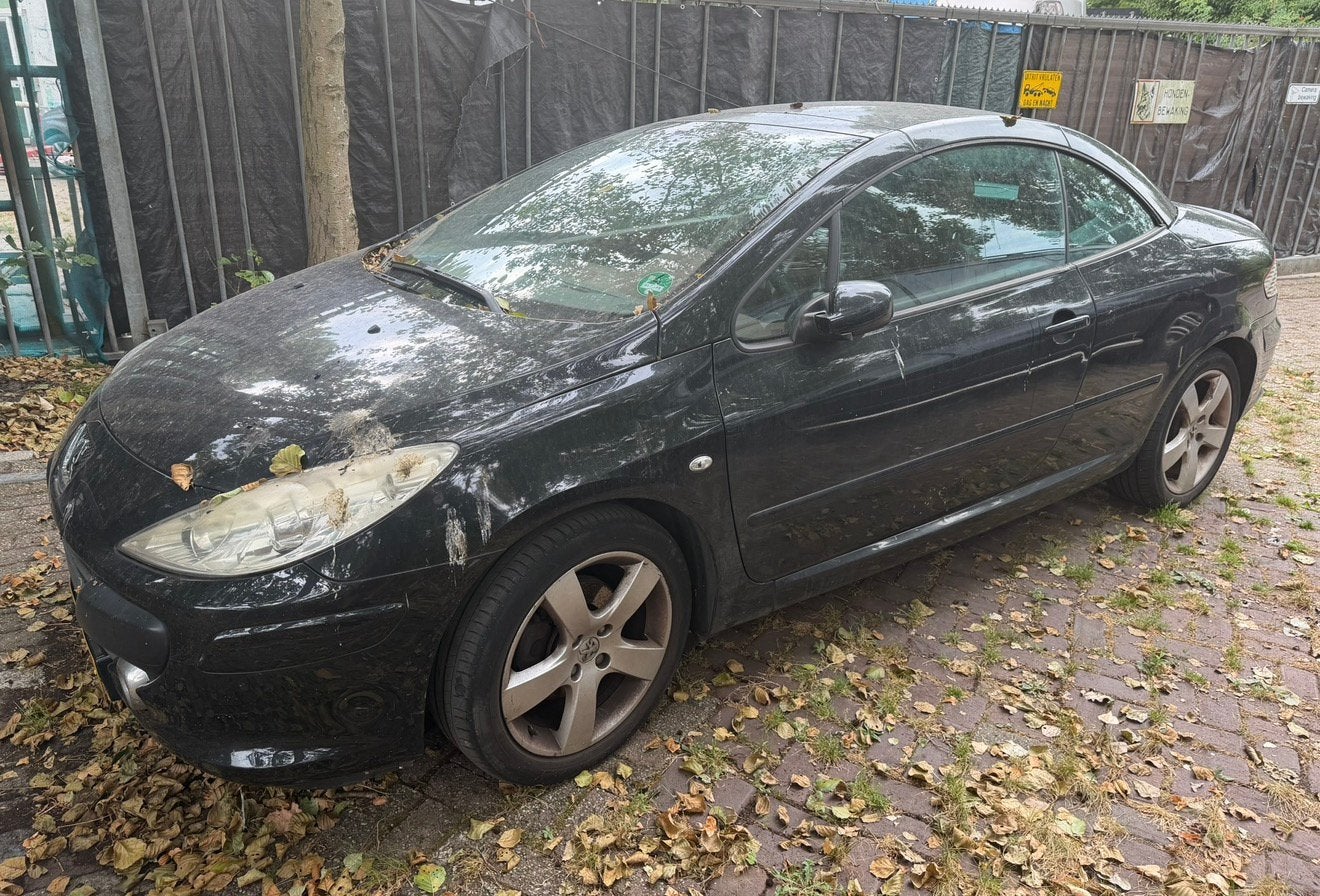 Peugeot 307 CC Zwart Cabrio, Ophalen, Peugeot