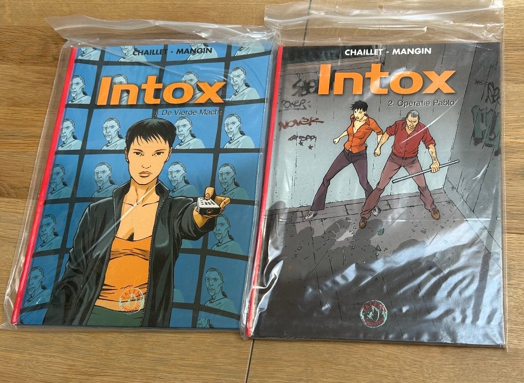 Intox 1 en 2 hardcover (Talent coll. 500), Complete serie of reeks, Ophalen of Verzenden, Zo goed als nieuw