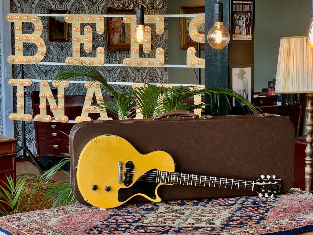 1954 Gibson Les Paul Junior TV Yellow jr., Gibson, Gebruikt, Ophalen of Verzenden, Mel@gibson.com