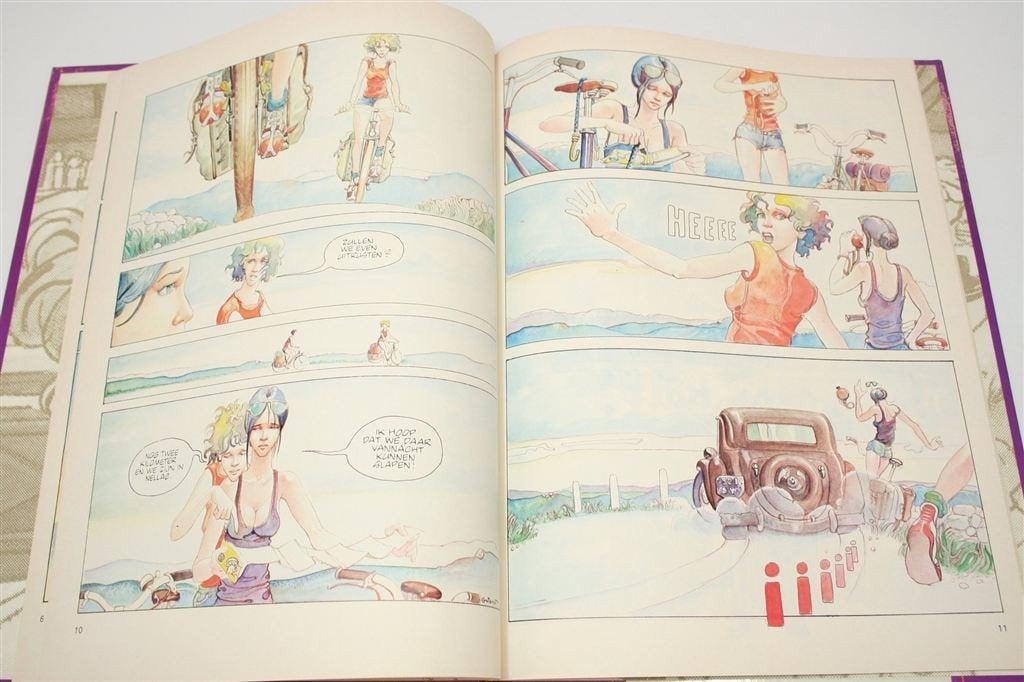 Verhalen van Gibrat — Idee-Fixe — 1e druk 1982 Strip, Boeken, Stripboeken, Eén stripboek, Ophalen of Verzenden, Gelezen