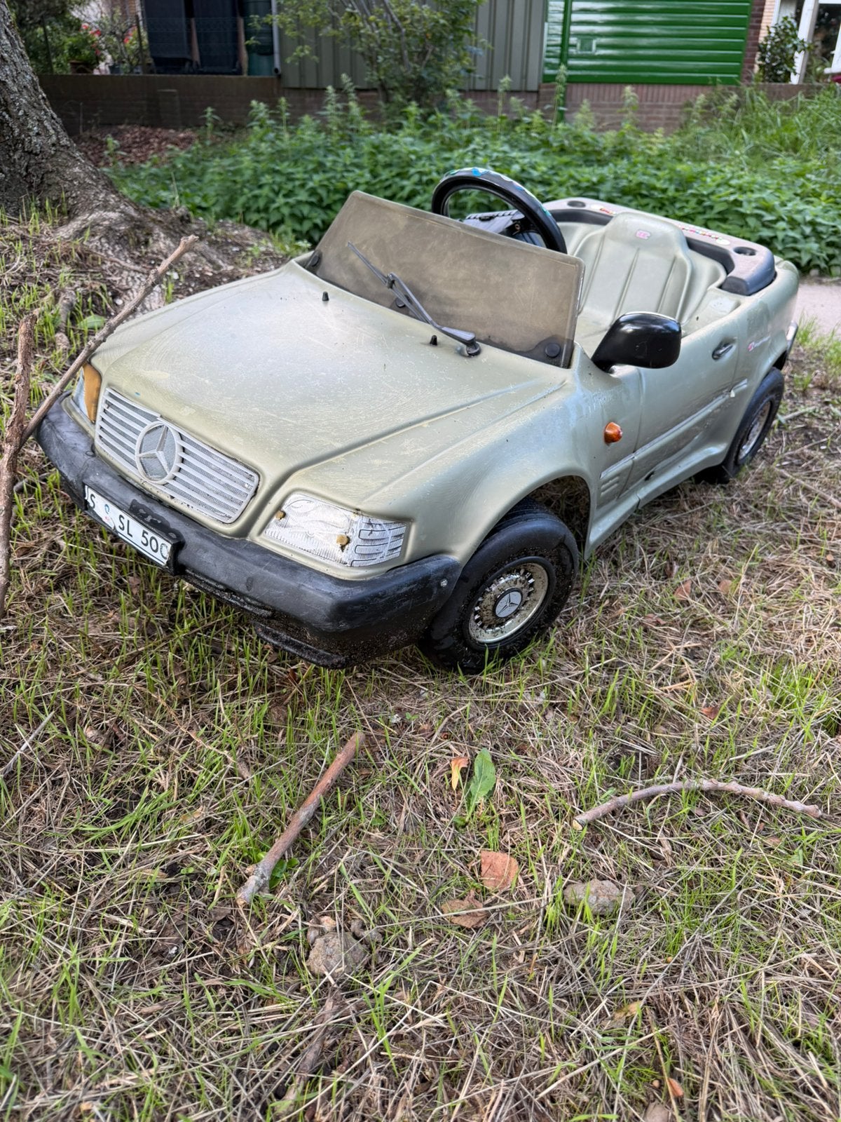 Trapauto mercedes Benz Cabriolet s klasse, Ophalen