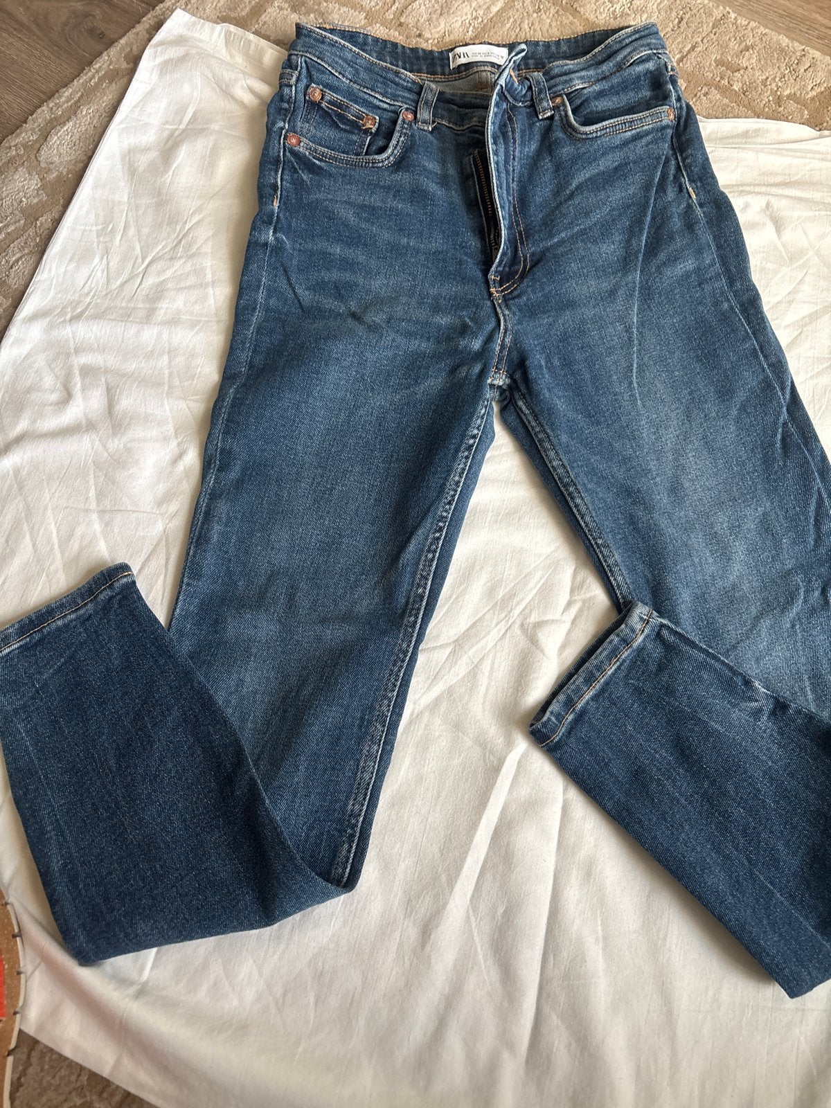 Zara jeans - Blauw - Maat W28-W29 (confectie 36), Ophalen of Verzenden, Zo goed als nieuw, Blauw, W30 - W32 (confectie 38/40)