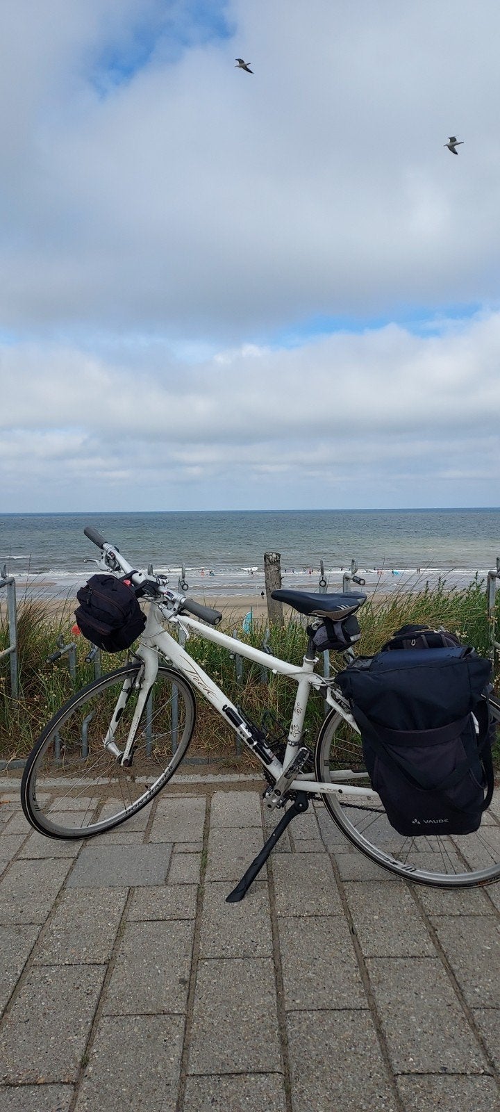 Witte Trek hybride fiets, small, Fietsen en Brommers, 28 inch, Velgrem, Zo goed als nieuw, Ophalen