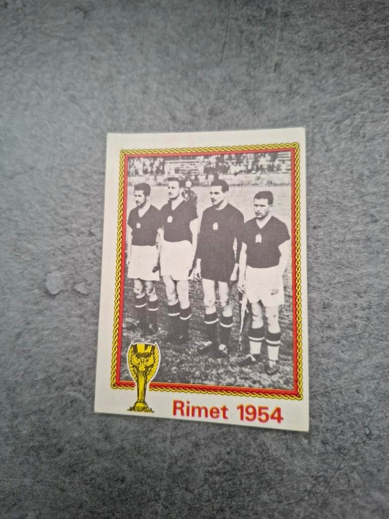 Panini sticker Wk 74 München. Historiesticker Hongarije 1954, Verzenden, Zo goed als nieuw, Sticker
