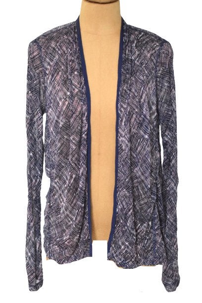 Sandwich vest, semi-transparant vestje, Mt. L, Verzenden, Paars, Maat 42/44 (L), Zo goed als nieuw