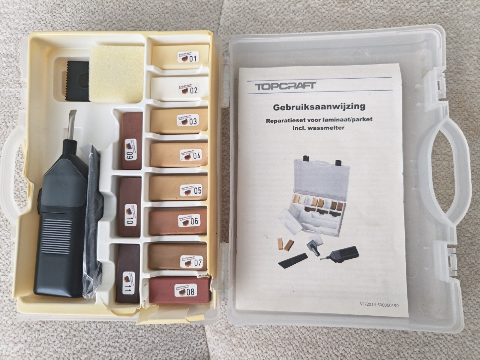 Reparatieset laminaat / parket was en smelter, Ophalen of Verzenden, Nieuw