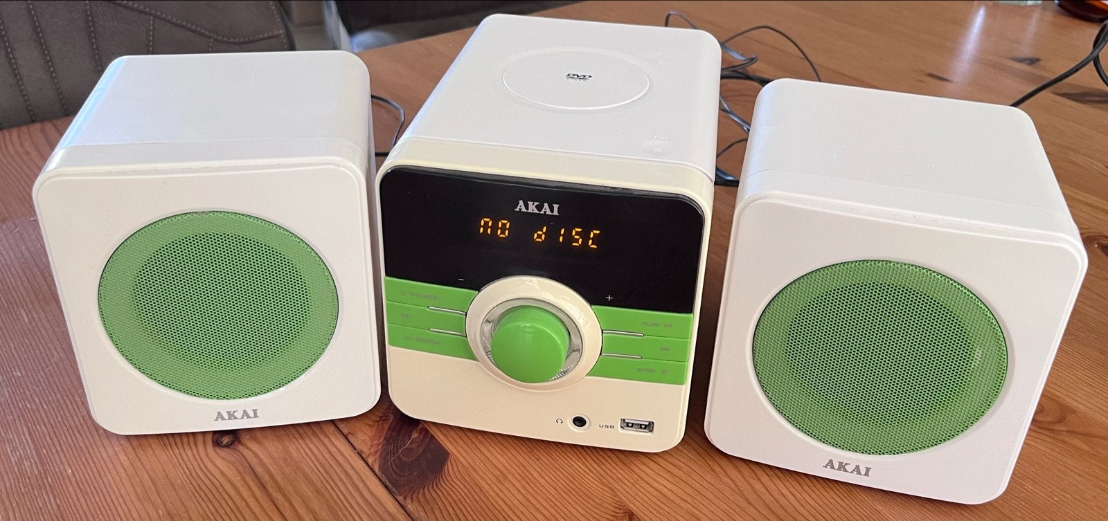 Akai Microset met CD-speler en speakers, Gebruikt, Ophalen of Verzenden, Microset, Akai