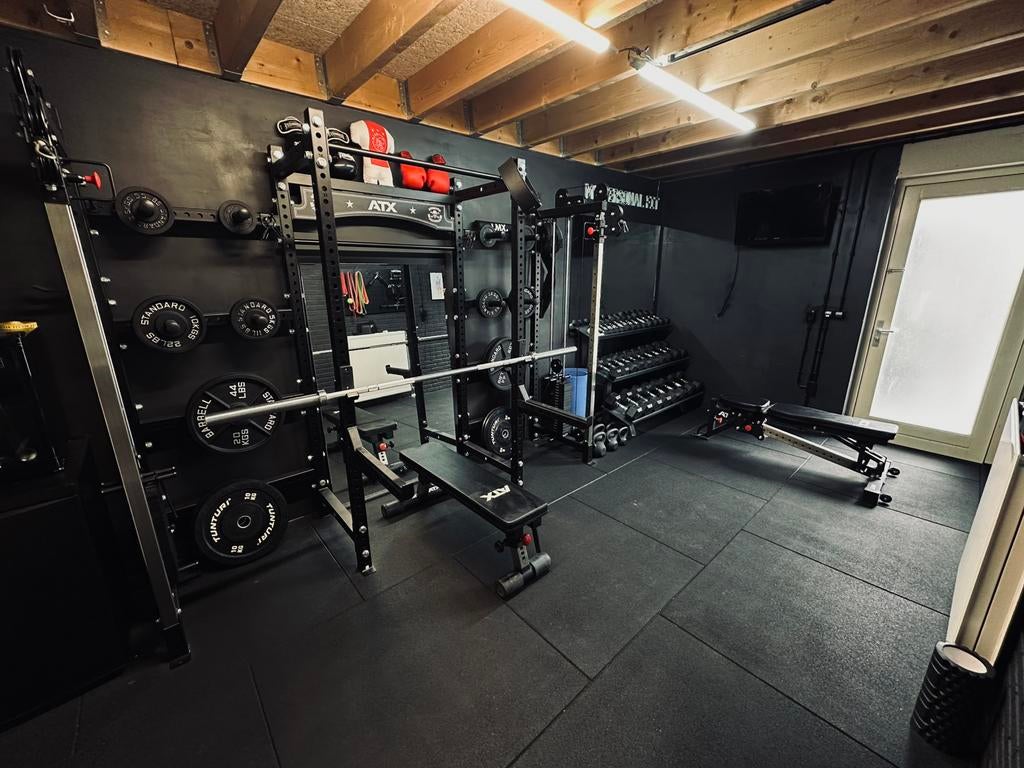 ATX Home Gym, Sport en Fitness, Fitnessmaterialen, Gebruikt, Fitnessbank, Armen, Benen, Borst, Buik, Rug, Ophalen