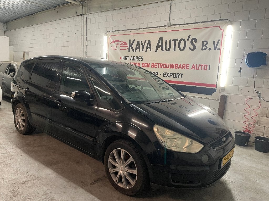 Ford S-Max 2.0 16V 7-PERSOONS 2007 Zwart, Voorwielaandrijving, 145 pk, 4 cilinders, 1505 kg