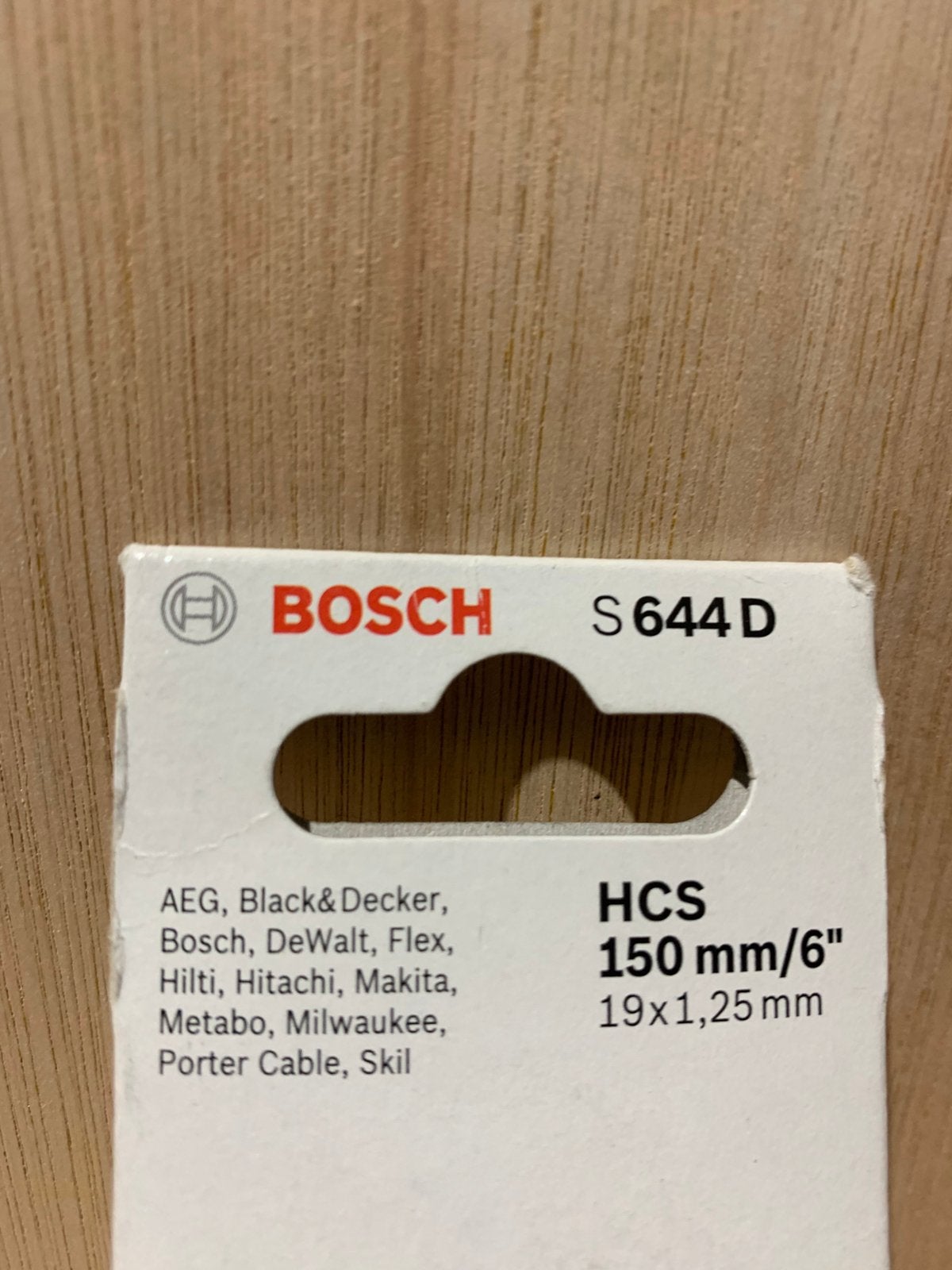 Bosch Reciprozaagbladen S644D – Nieuw – Verpakt per 5, Bosch, Nieuw, Ophalen of Verzenden, Bosch
