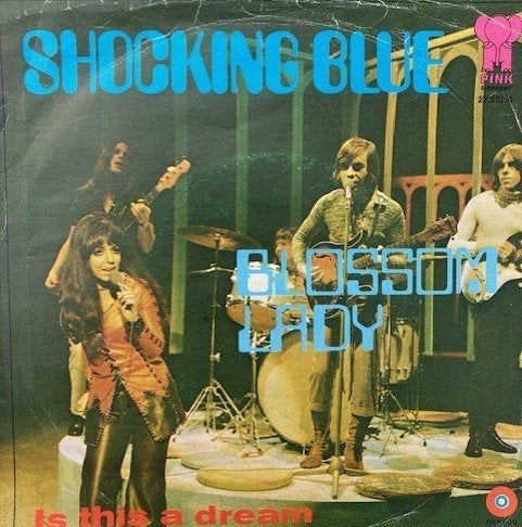 Shocking Blue-- Blossom lady vinyl-single, Gebruikt, 7 inch, 1960 - 1969, Fotohoes