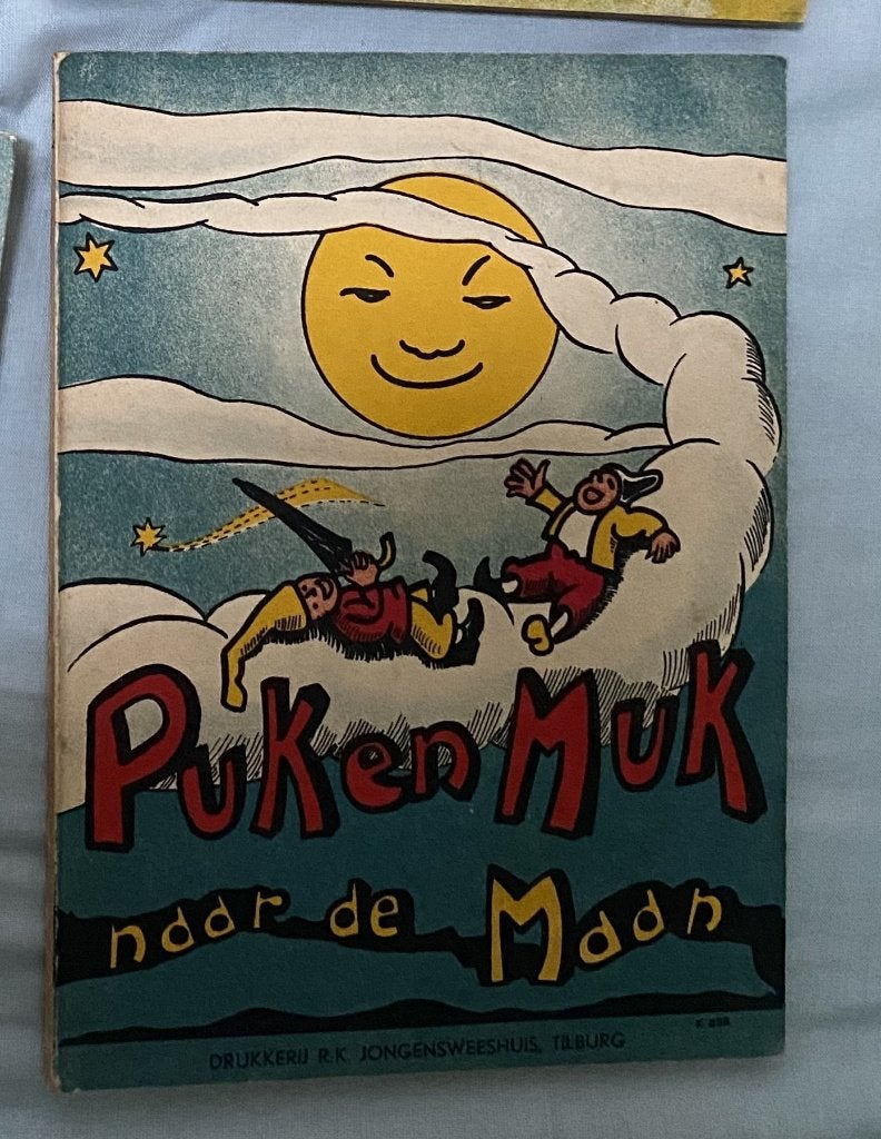 Puk en Muk naar de Maan, Gelezen, Fictie algemeen, Ophalen of Verzenden, Frans Fransen