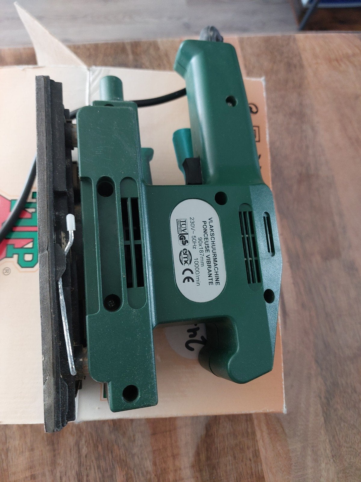 Top Craft Vlakschuurmachine TVM-135 - Zo goed als nieuw, Ophalen of Verzenden, Zo goed als nieuw, Minder dan 600 watt, Vlakschuurmachine