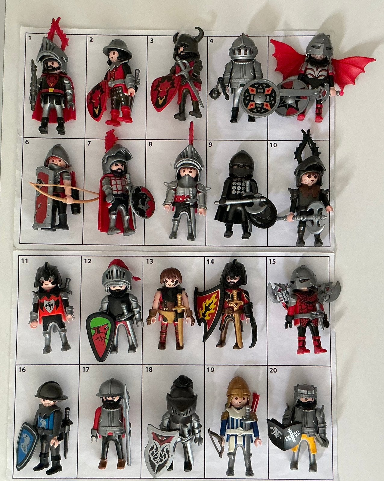 Playmobil ridders (B), Ophalen of Verzenden, Gebruikt, Knights, Losse onderdelen