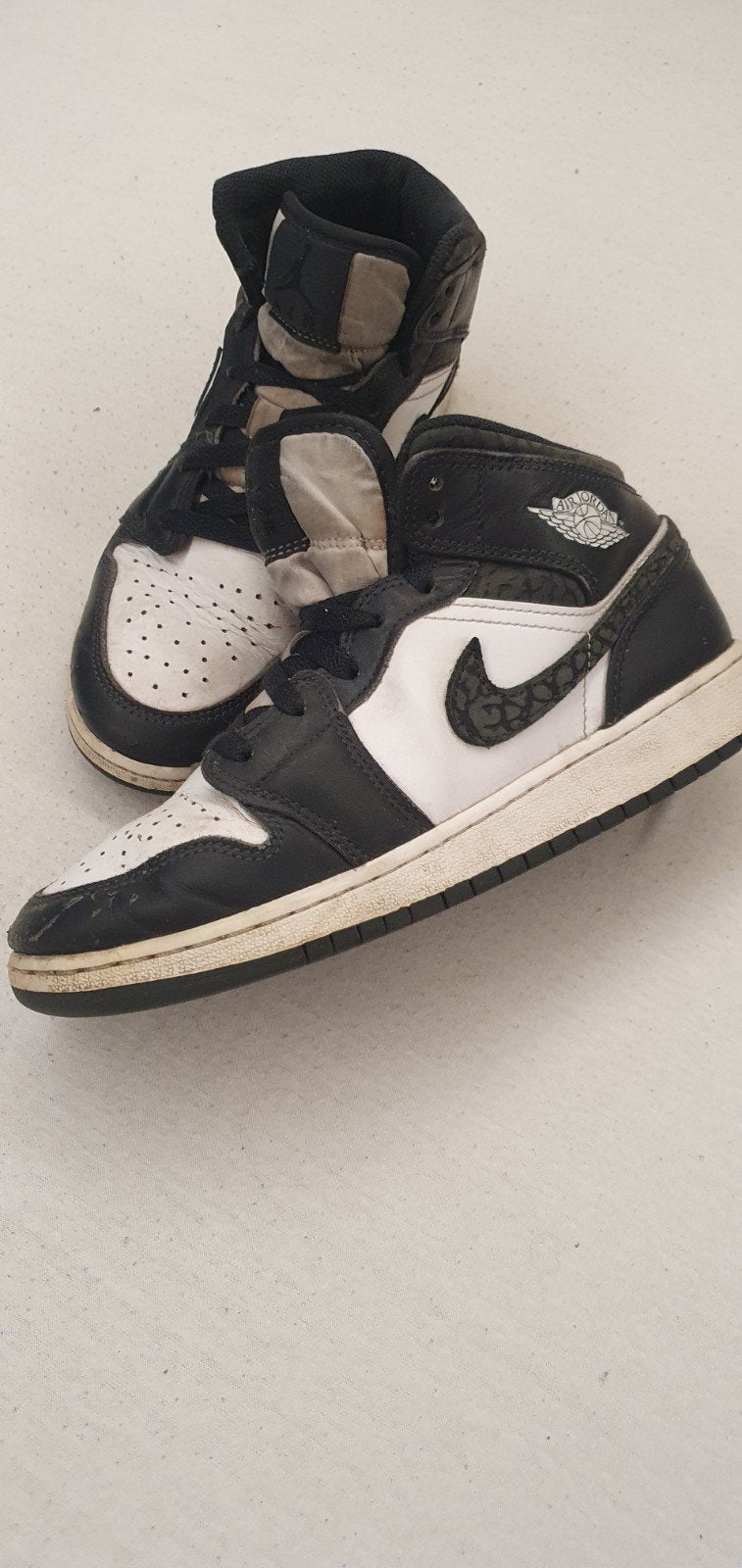 Nike air Jordan 1, Ophalen of Verzenden, Zo goed als nieuw, Zwart