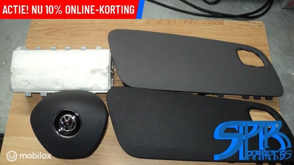 Polo 6C Airbagset Stuur Airbag Passagier Airbags Set Gordel, Gebruikt, Volkswagen, Ophalen of Verzenden, Volkswagen