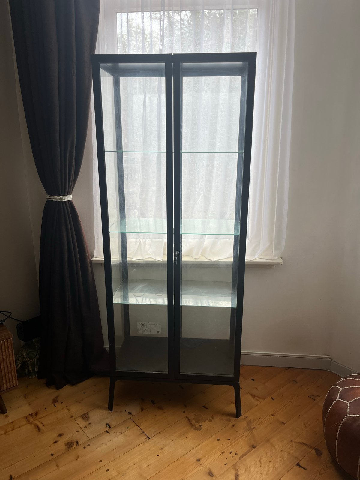 Milsbo IKEA vitrinekast, Ophalen, Gebruikt, 50 tot 100 cm, Metaal