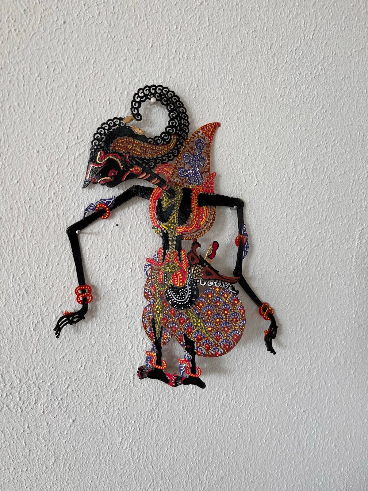 Wayang Kulit pop - Indonesische schaduwpop, Handgemaakt, Ophalen of Verzenden, Indonesië, Meerkleurig
