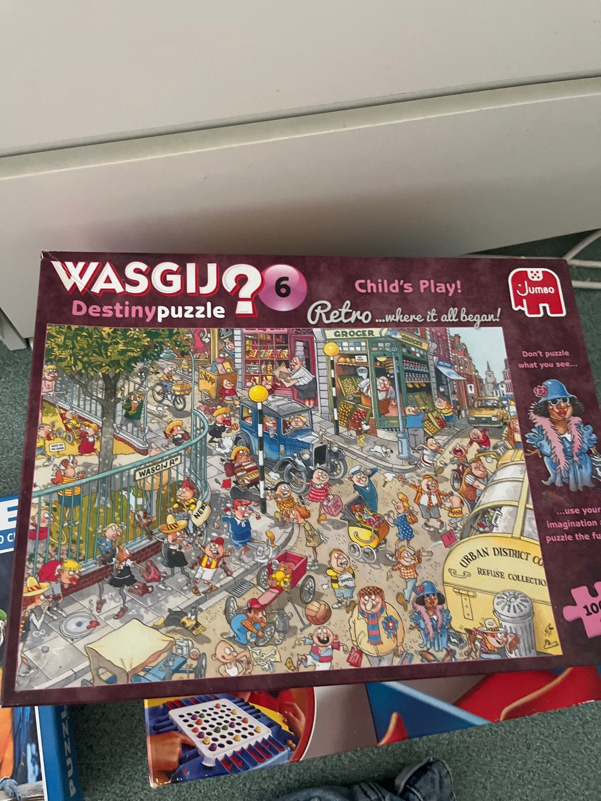 Wasgij? 6 Destiny Puzzel - Child's Play! Retro, Ophalen, 500 t/m 1500 stukjes, Gebruikt, Legpuzzel